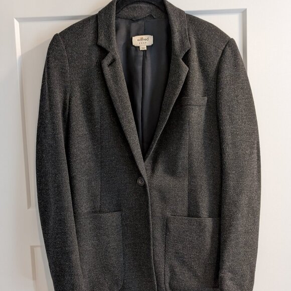 Wilfred Wool Blend Dark Grey Blazer - Picture 1 of 7